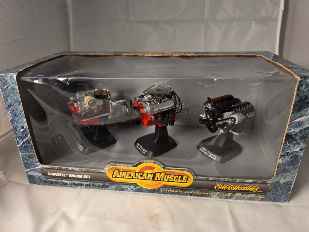 Ertl American Muscle Corvette 3-Piece 1:12 Scale Collector's Edition Engine Set